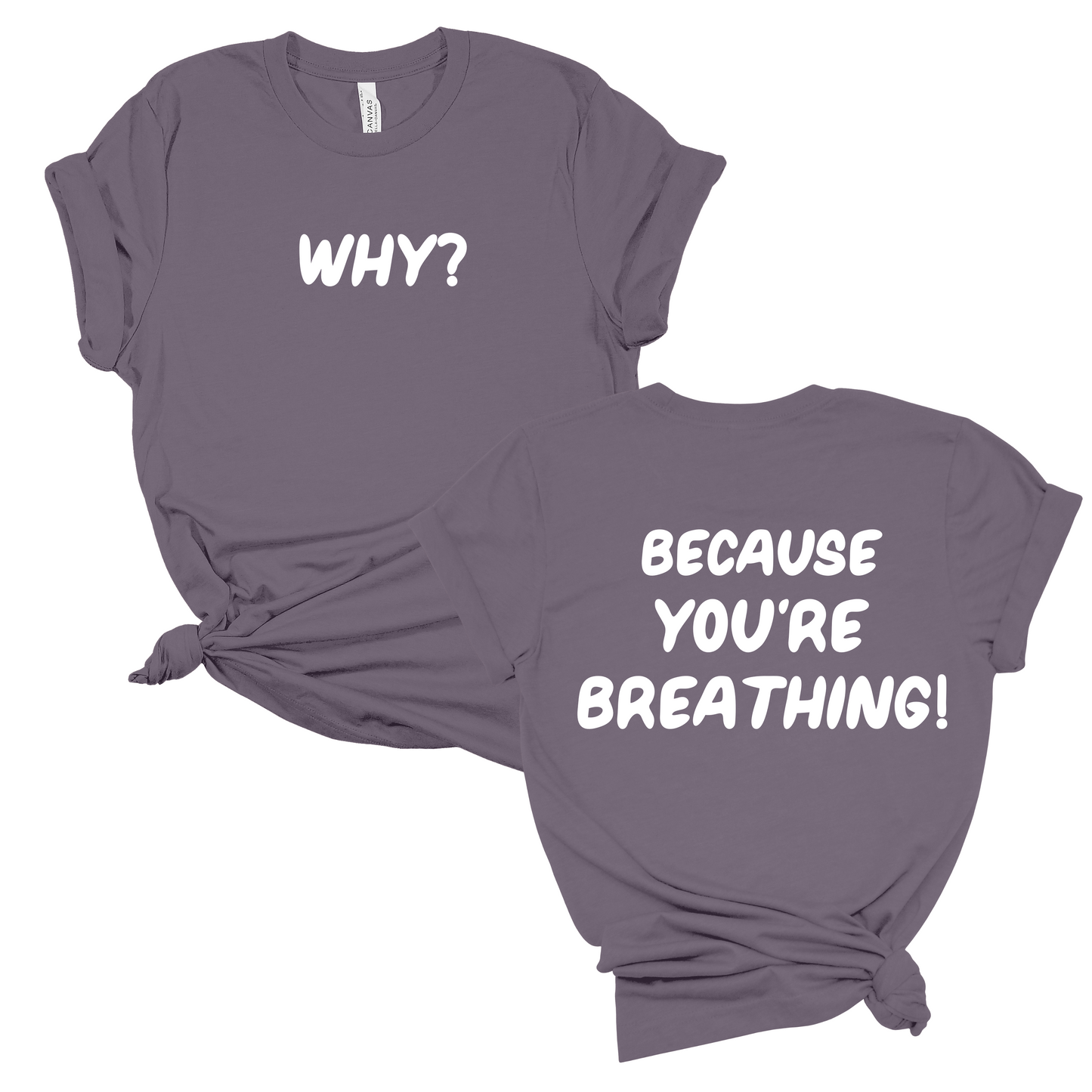 Why? Because You’re Breathing (Double-Sided)