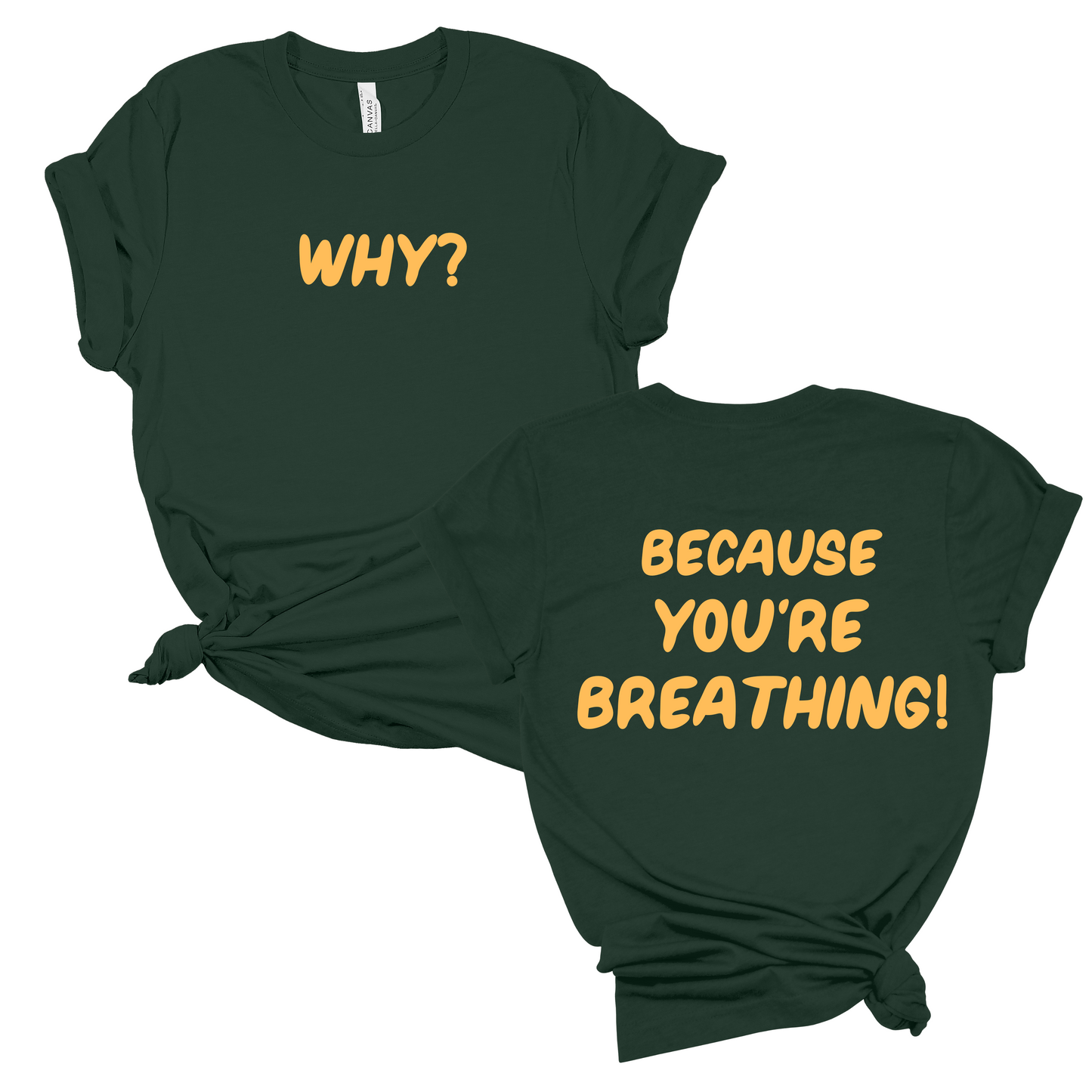 Why? Because You’re Breathing (Double-Sided)